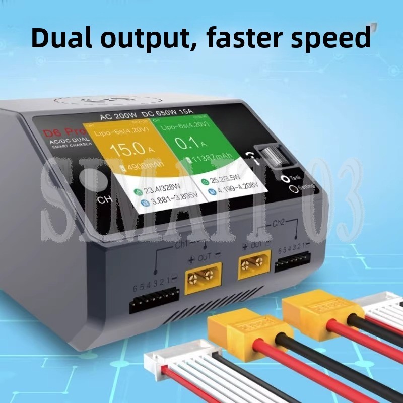 Умное зарядное устройство HOTA – обзор и цена Hota D6 Pro Dual Lipo Charger