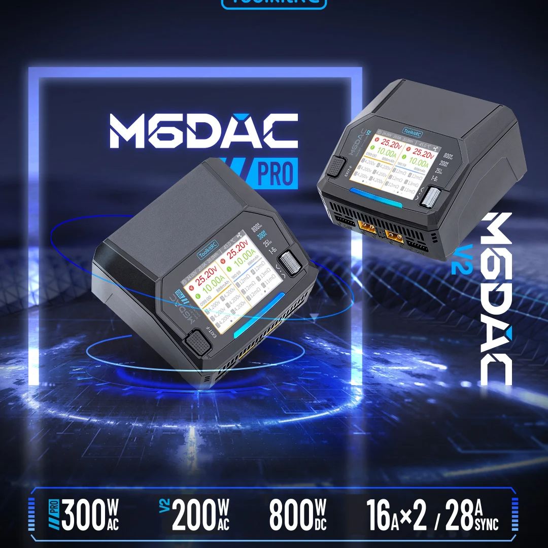 Зарядное устройство ToolkitRC  – обзор и цена Toolkitrc M6Dac Smart Charger