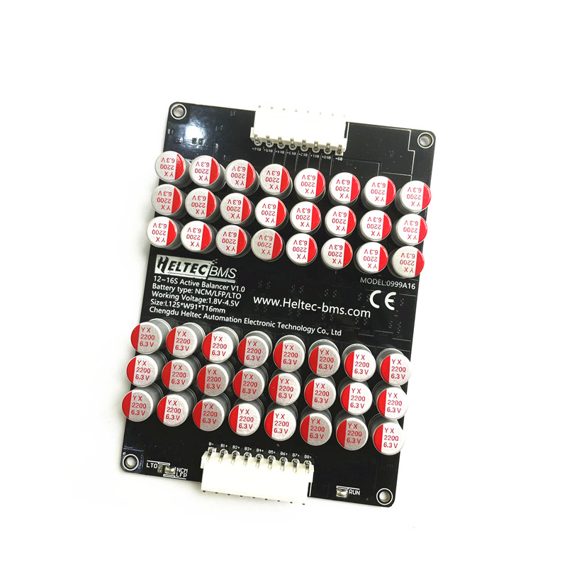 Активный эквалайзер Heltec 16S – обзор и цена 12S Lipo Battery Balancing Board